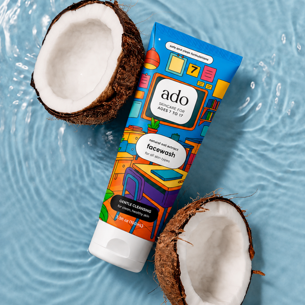 ado gentle oat face wash